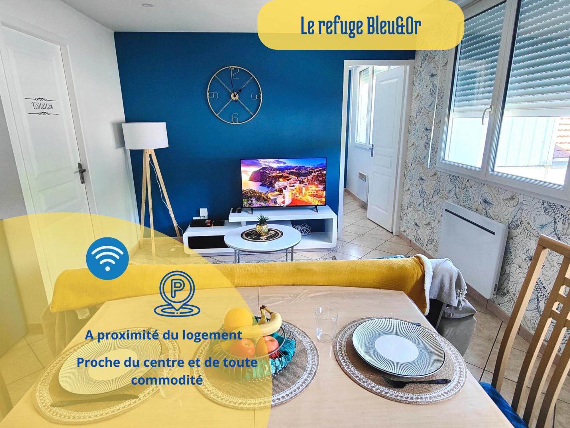 Apartamento Le Refuge Bleu Et Or Lourdes Exterior foto